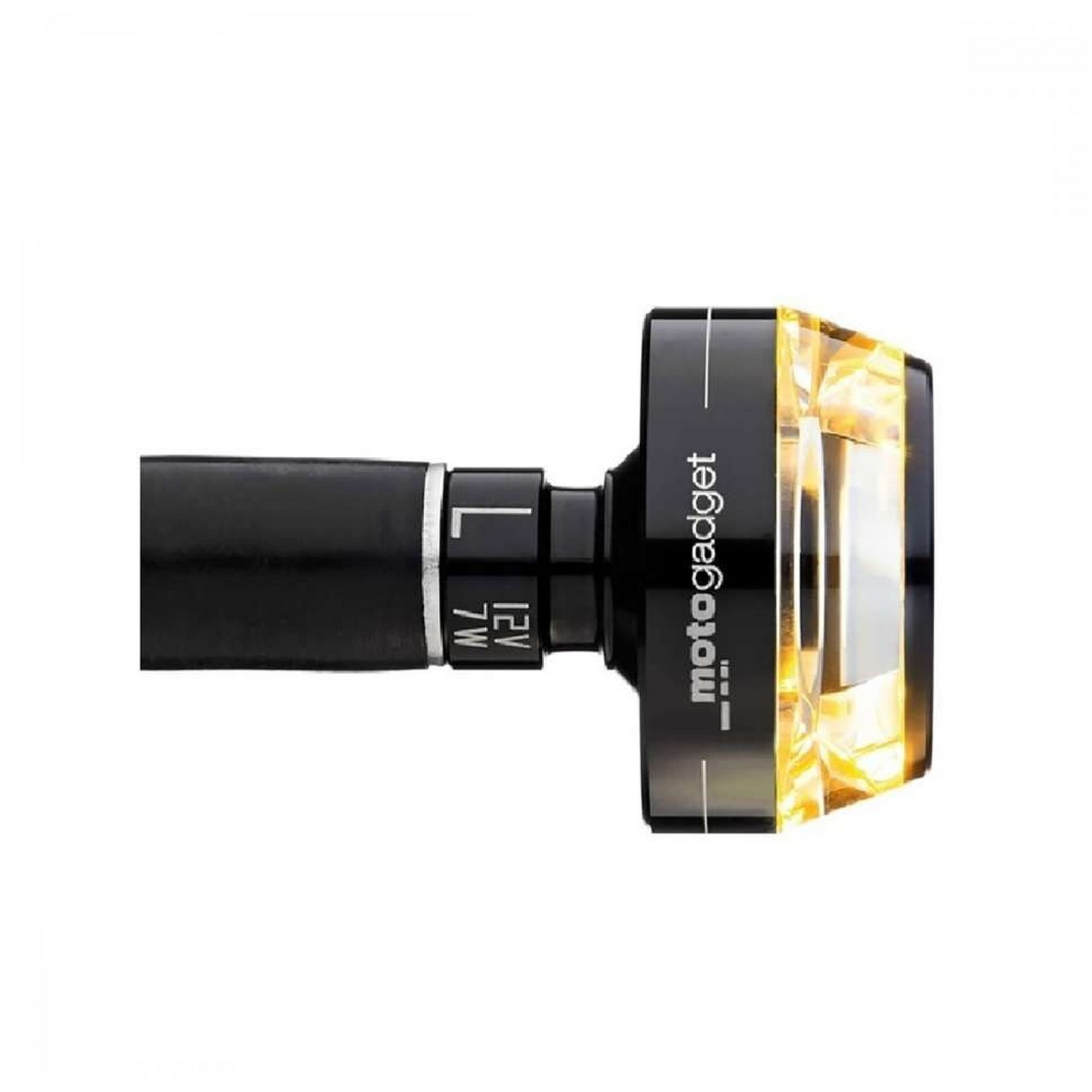 motogadget m-Blaze DISC LED Lenkerendenblinker rechts schwarz – Motorrad Bar End Blinker Ersatzteil