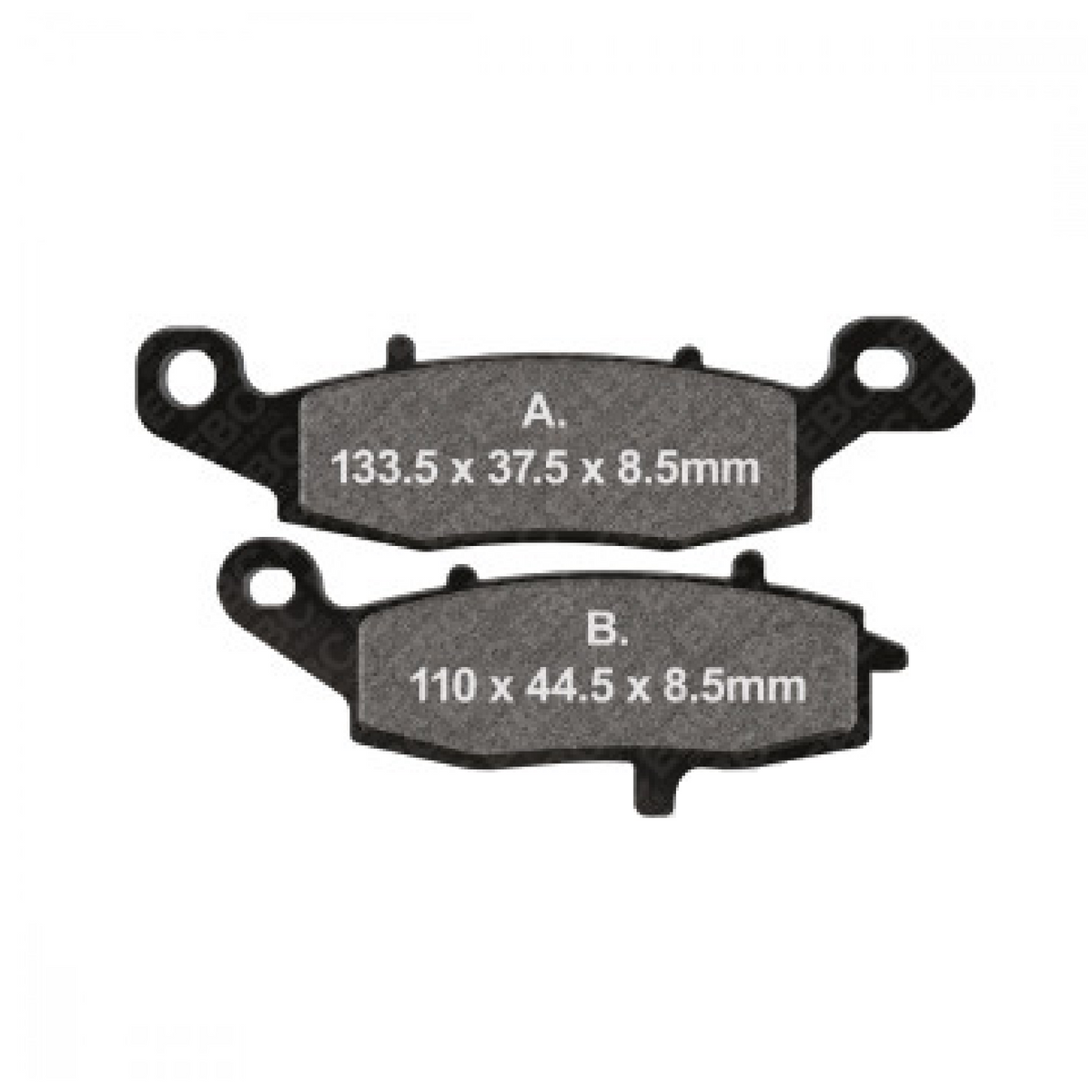 EBC FA229 Bremsbeläge vorne für Suzuki DL 650/1000 V-Strom, DR 800 Big, GSF Bandit, GSR 750, SFV 650 Gladius, SV 650, VL 1500 Intruder – organisch DMX, ECE R90
