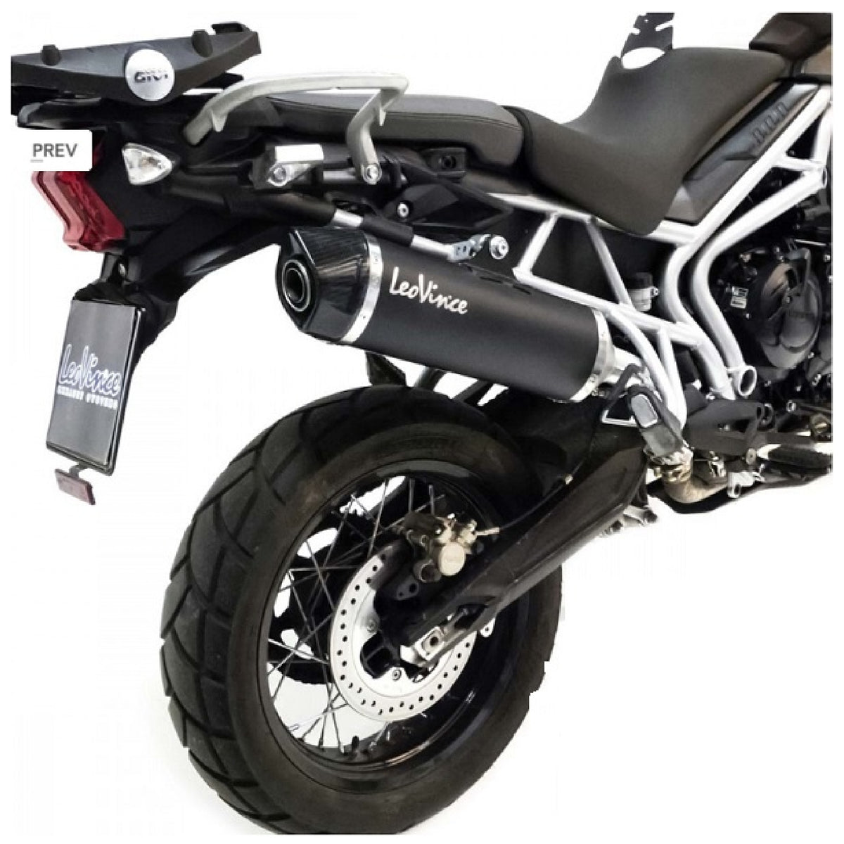 Schalldämpfer LeoVince Nero Slip On Triumph Tiger 800