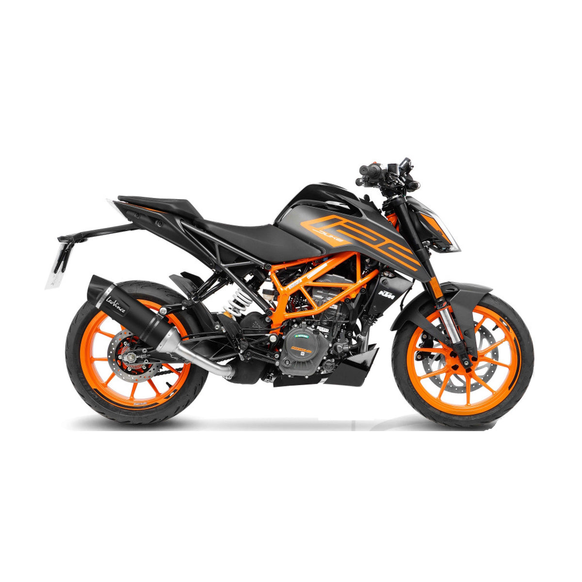 Schalldämpfer SBK LV One Slip On Evo Black KTM Duke / RC 125 & 390