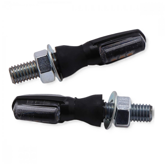HIGHSIDER Smart Spark 2in1 LED Blinker Positionslicht Paar schwarz – Motorrad Universal Blinker Ersatzteil