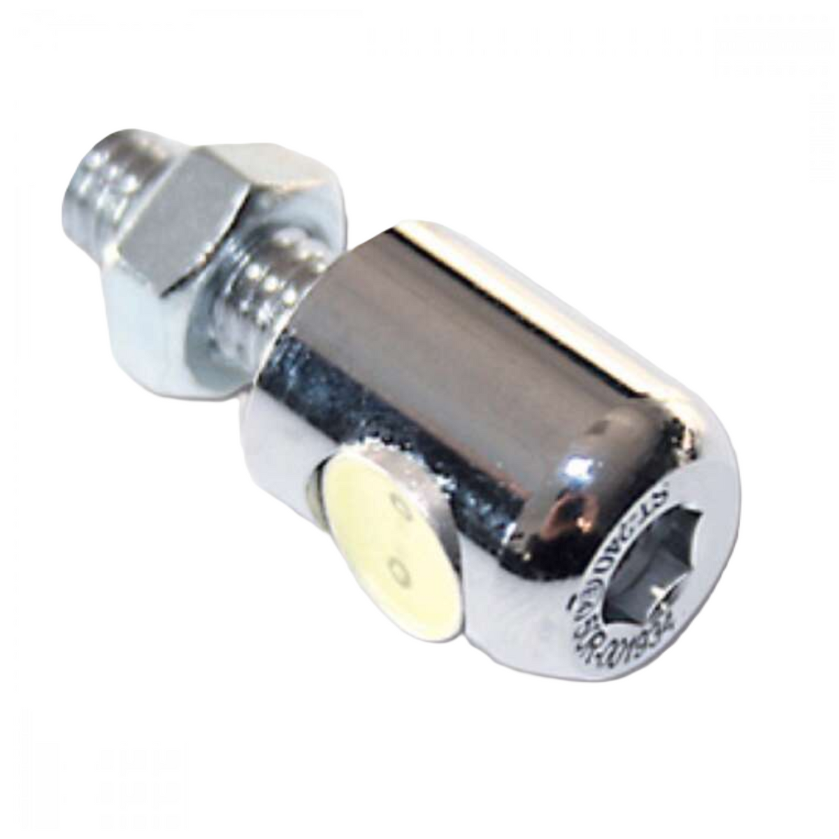 SHIN-YO Kennzeichenbeleuchtung LED chrom – Motorrad Universal Kennzeichenleuchte Ersatzteil