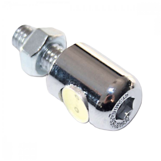 SHIN-YO Kennzeichenbeleuchtung LED chrom – Motorrad Universal Kennzeichenleuchte Ersatzteil