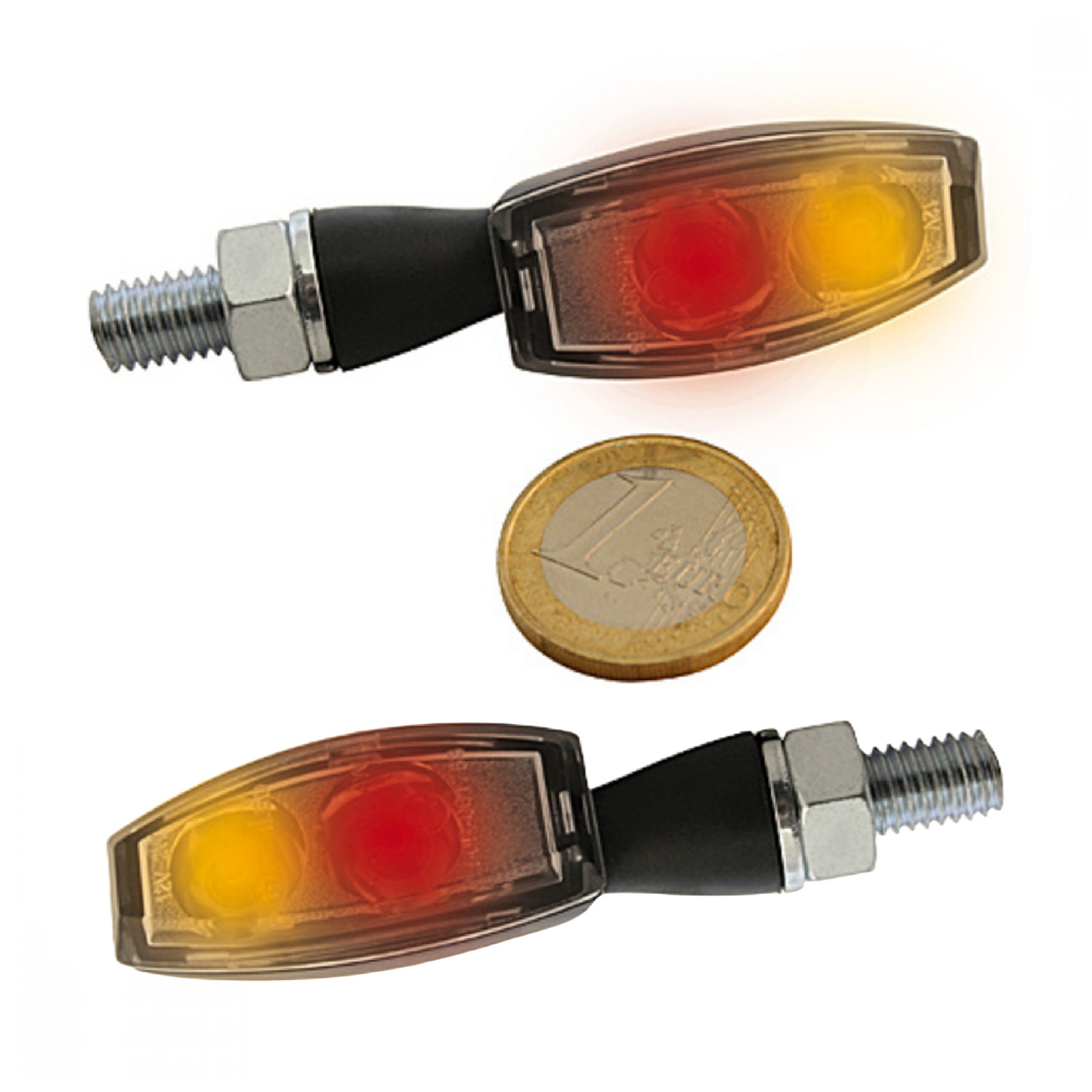 HIGHSIDER LED Blinker BLAZE Paar schwarz – Motorrad Universal Blinker Ersatzteil