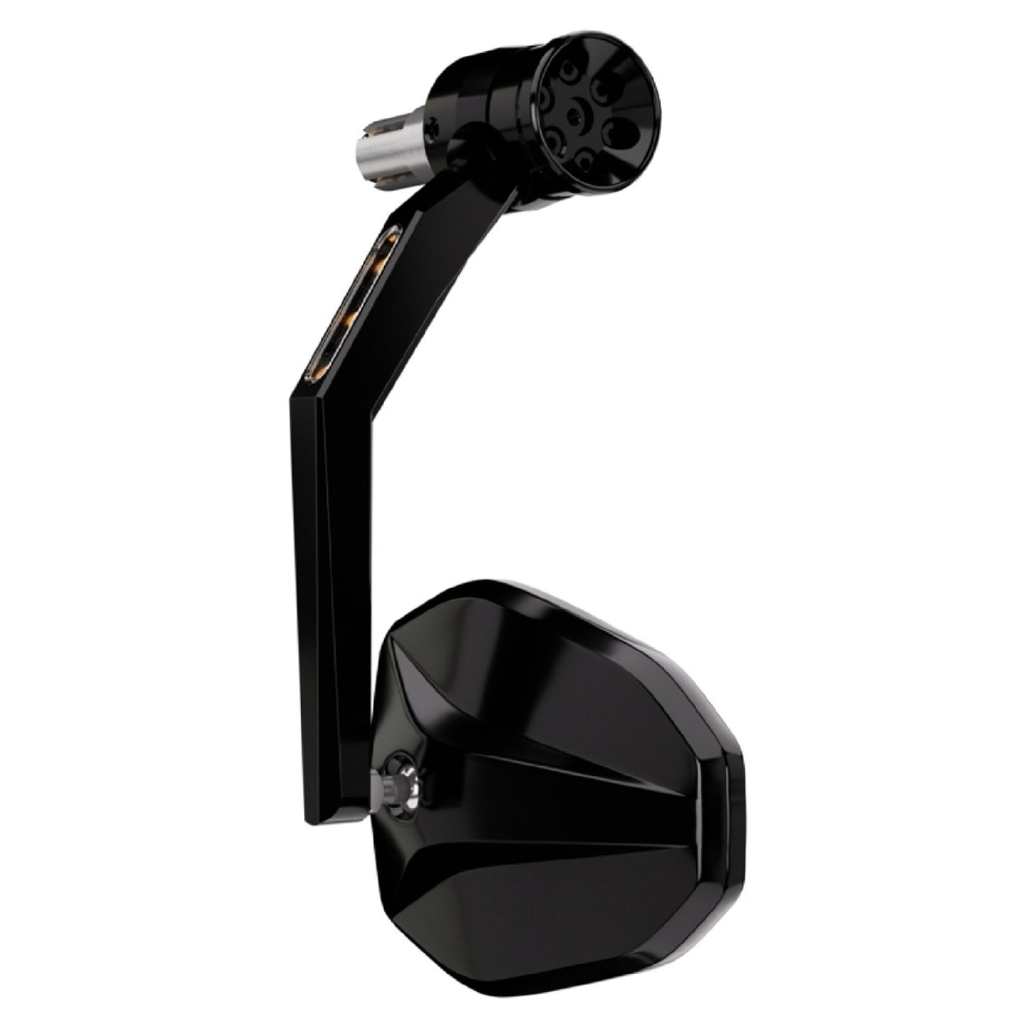 HIGHSIDER Pro VICTORY RIM Lenkerendenspiegel mit LED Blinker Positionslicht – Motorrad Bar End Spiegel Blinker Kombination