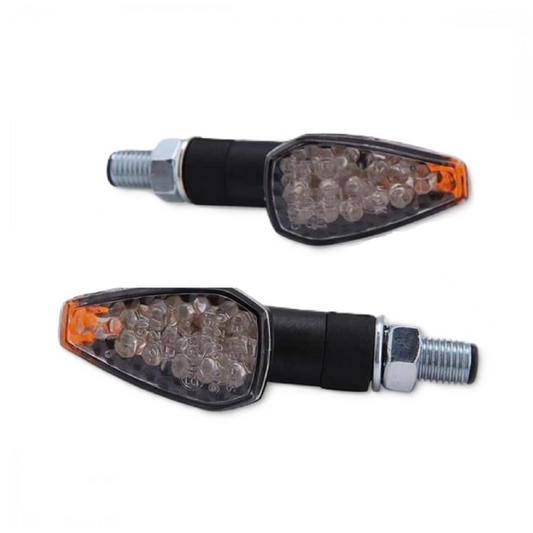 SHIN-YO PEAK LED Blinker Paar schwarz – Motorrad Universal Blinker Ersatzteil