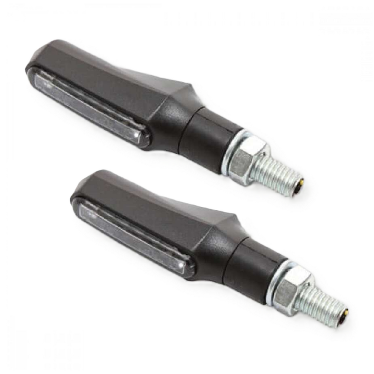 SHIN-YO SHORTY FIN 3in1 LED Rücklicht Bremslicht Blinker Paar schwarz – Motorrad Universal Rücklicht Blinker Kombination