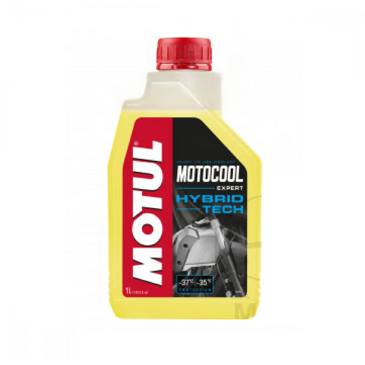 Motul 714.06.30 Motocool Expert 1 Liter Ready-Mix – gelb, Frostschutz bis -37°C, Siedepunkt 135°C