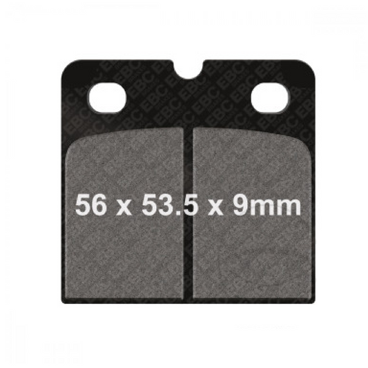 EBC FA018HH, FA018 Bremsbeläge vorne für BMW K 75, K 100, K 1100, K 1200, K1, R 45, R 65, R 80, R 100 und R 1100 – Sinter HH - FA organisch