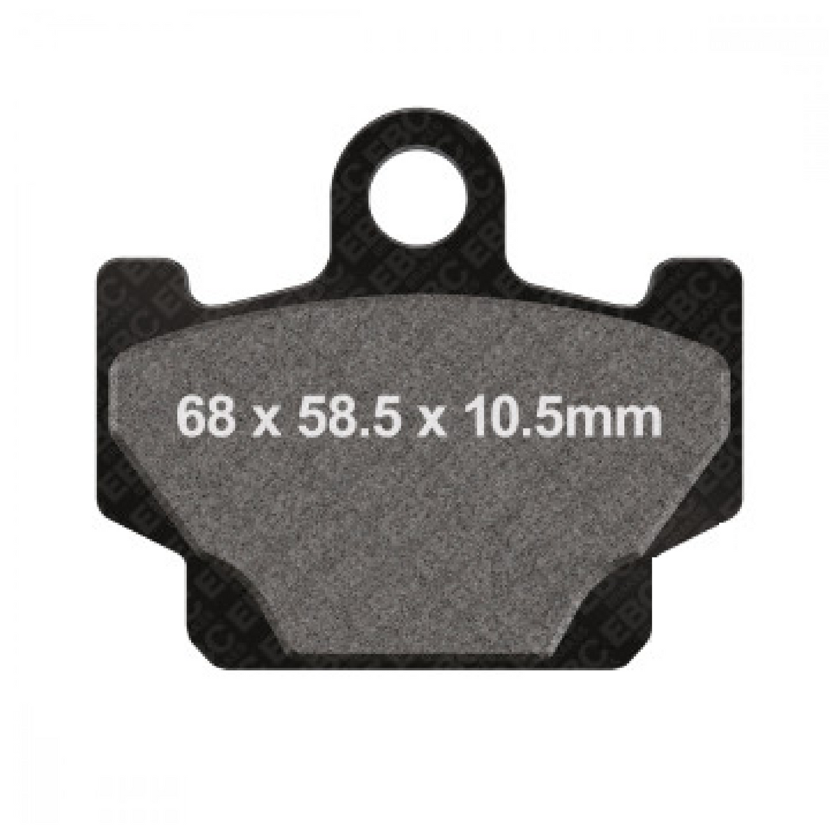 EBC 732.69.03 Bremsbeläge vorne für Suzuki DR 600, DR 650, DR 750, DR 800 Big und RG 125 Gamma – organisch