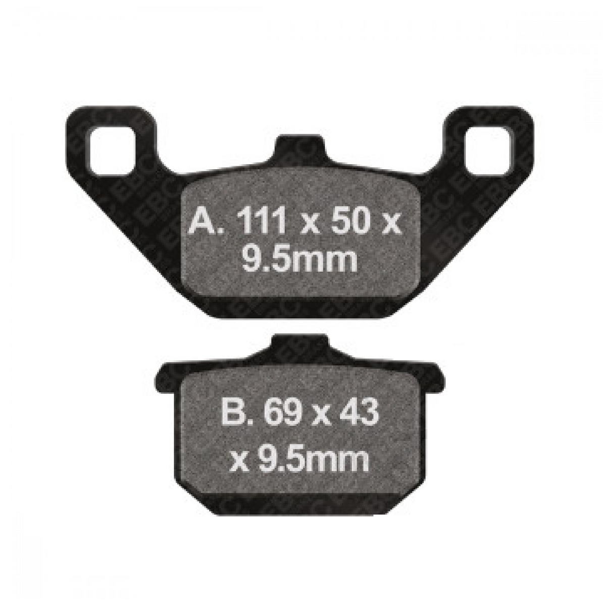 EBC FA085HH Bremsbeläge Sinter für Kawasaki GPZ 900 R Ninja / GTR 1000 / VN 750–1500 / EL 250 Eliminator / ZL 600–1000 Eliminator – Art.nr. FA085HH