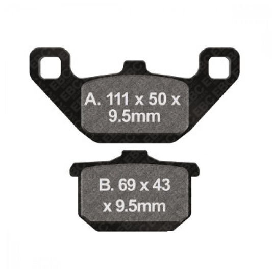 EBC FA085HH Bremsbeläge Sinter für Kawasaki GPZ 900 R Ninja / GTR 1000 / VN 750–1500 / EL 250 Eliminator / ZL 600–1000 Eliminator – Art.nr. FA085HH