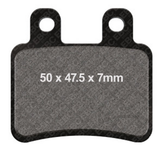 Bremsbeläge hinten Yamaha DT 50 R / DT 50 X / XT 125 R / XT 125 X – EBC