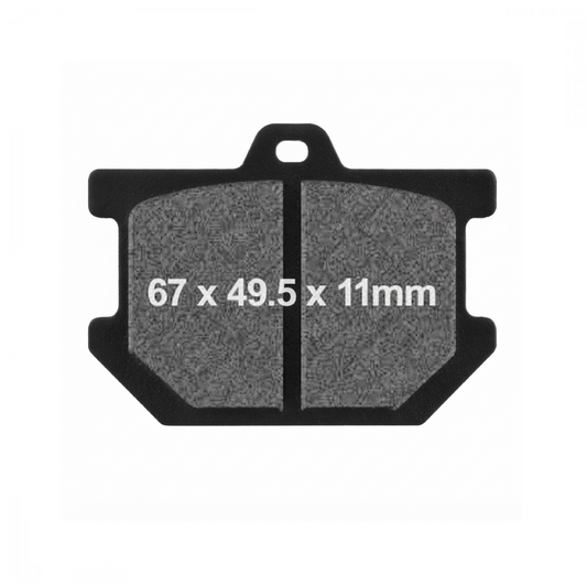 EBC FA034V Semi-Sinter-Bremsbeläge vorne für Yamaha SR 500, XJ 650, XS und XV 1000 TR1 – V-Serie