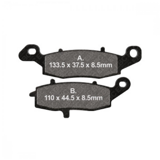 EBC FA231 Bremsbeläge vorne für Yamaha XJR 1200 / XJR 1300 / FZS 1000 Fazer / FZ1 / FZ6 / TDM 900 – organisch, ECE R90-zertifiziert