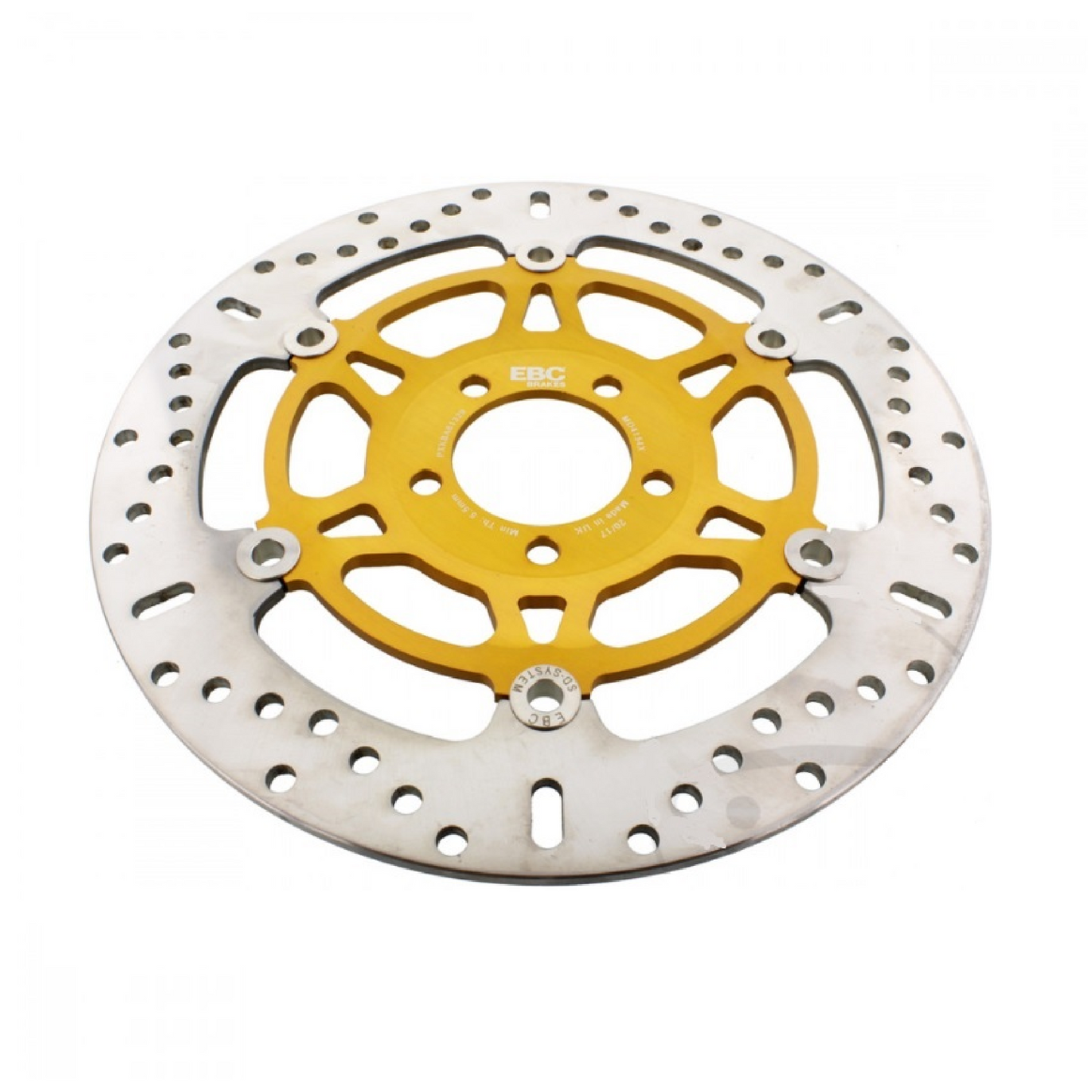 EBC MD4154X Bremsscheibe vorne für Kawasaki Z 1000 A Bj. 2003–2006 / ZX-12R 1200 B Ninja Bj. 2004–2006 – schwimmend, 299 mm
