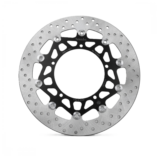 Brembo 78B40871 Bremsscheibe für Yamaha FZ1 / MT-10 / YZF-R1 / YZF-R6 / VMX-17 / XVS 1300 – schwimmend, 320 mm