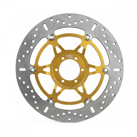 EBC MD2003X Bremsscheibe vorne für Aprilia RS 125 / Ducati 748 / Monster 750 / Yamaha YZF 750 R / XJR 1200 u.v.m. – schwimmend, X-Serie, 320 mm