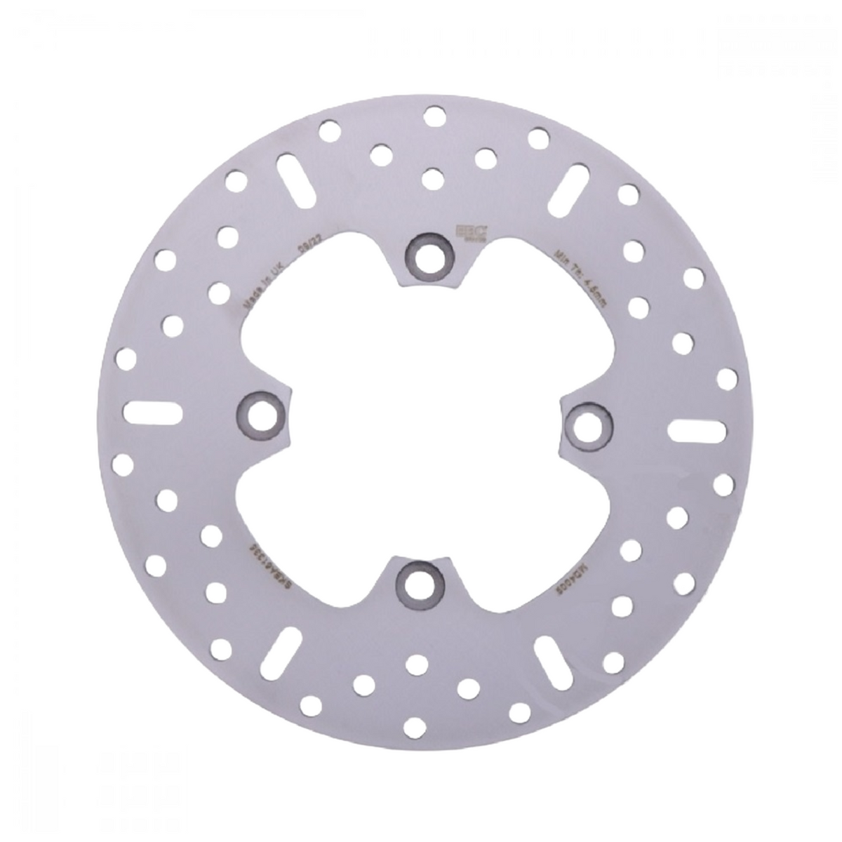 EBC MD4009 Bremsscheibe hinten für Kawasaki ZXR 400 H/L / ZZR 400 N / ZR 550 B Zephyr / ZZR 600 E Bj. 1989–2006 – starr, 240 mm