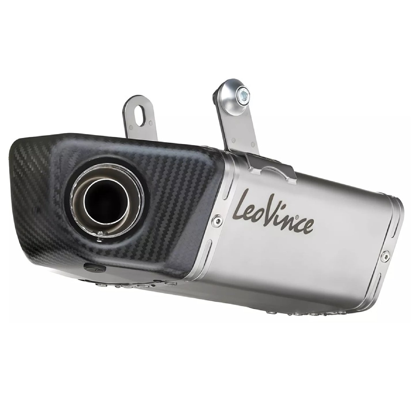 Schalldämpfer LeoVince SBK Edelstahl komplett 2/1 Underbody Kawasaki KLE 650 Versys