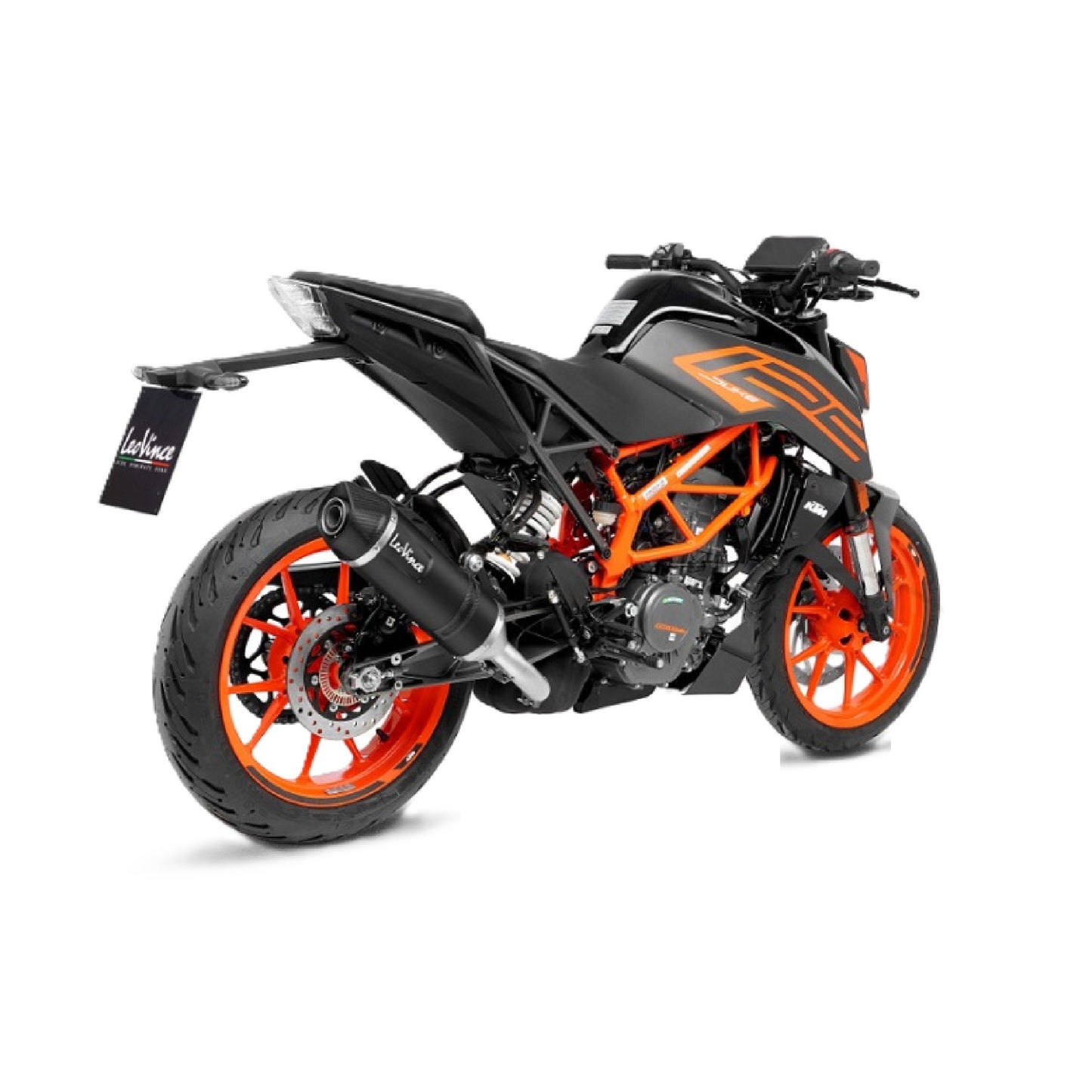 Schalldämpfer SBK LV One Slip On Evo Black KTM Duke / RC 125 & 390
