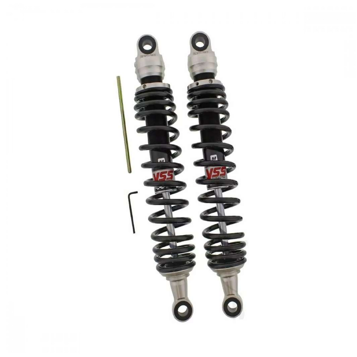 YSS 789.02.20 Federbein-Satz für Honda CB 500 / CB 500 S Sport – Gasdruck, 380 mm, schwarze Federn