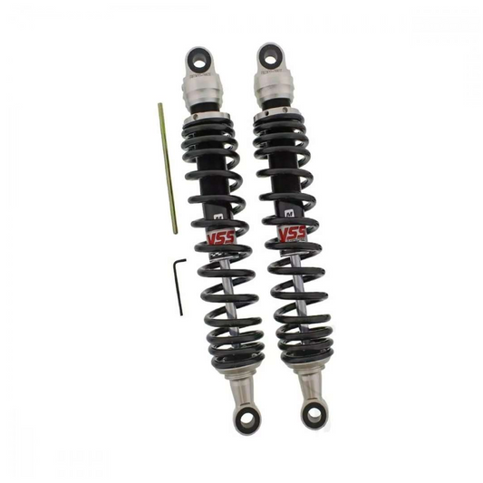 YSS 789.02.20 Federbein-Satz für Honda CB 500 / CB 500 S Sport – Gasdruck, 380 mm, schwarze Federn