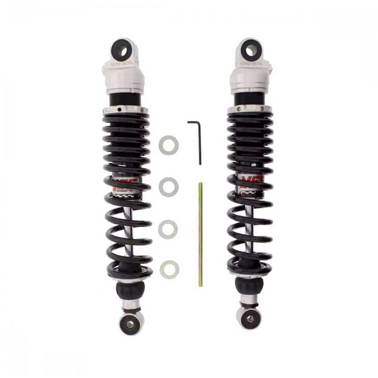 YSS RZ362-360TRL-21-88 Federbein-Satz für Kawasaki ZRX 1100 / ZRX 1200 S / R – Gasdruck, 360 mm, schwarze Federn
