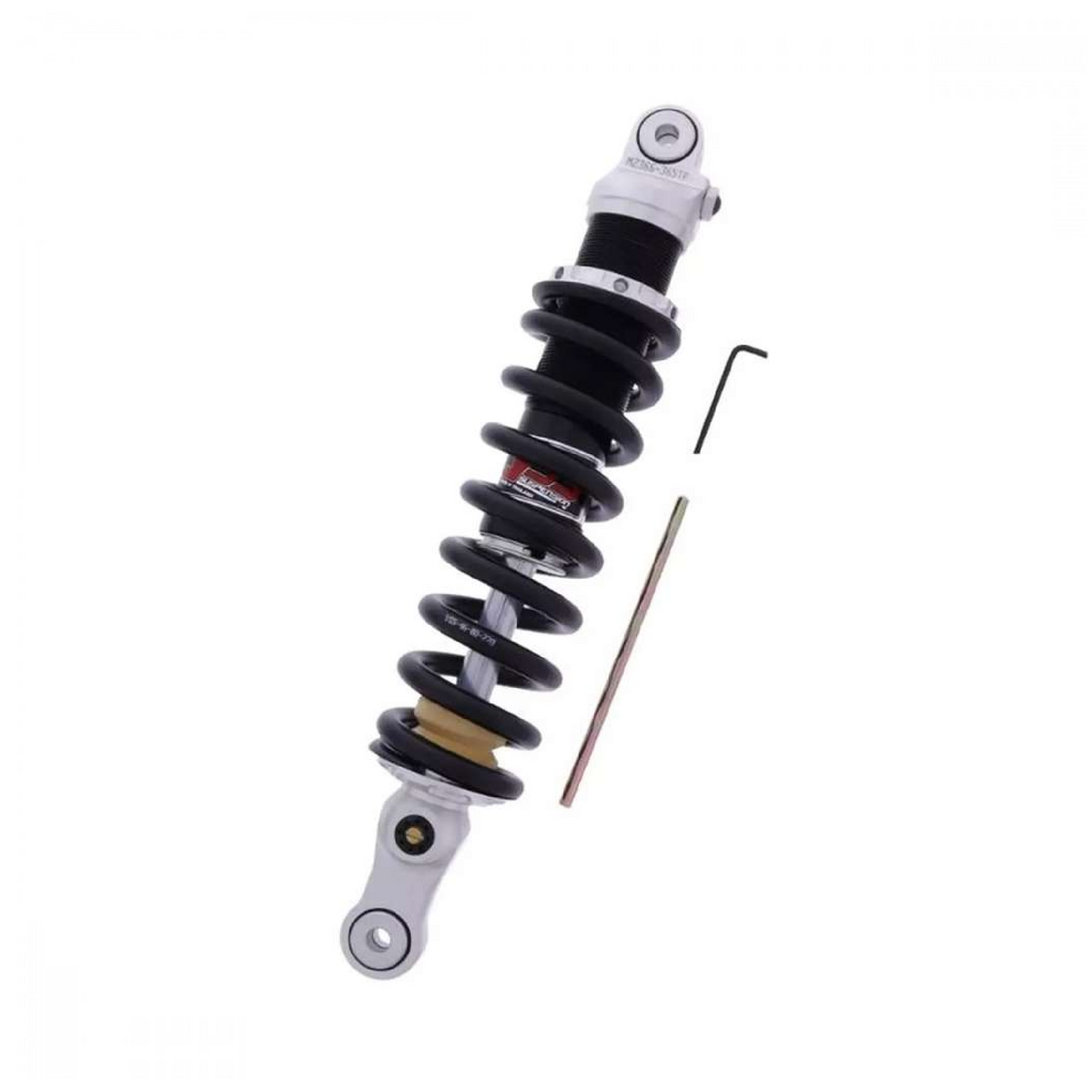 YSS MZ366-365TR-05-88 Federbein für BMW R 65 G/S und R 80 G/S Monolever / Paris Dakar – Gasdruck, 365 mm, schwarze Feder
