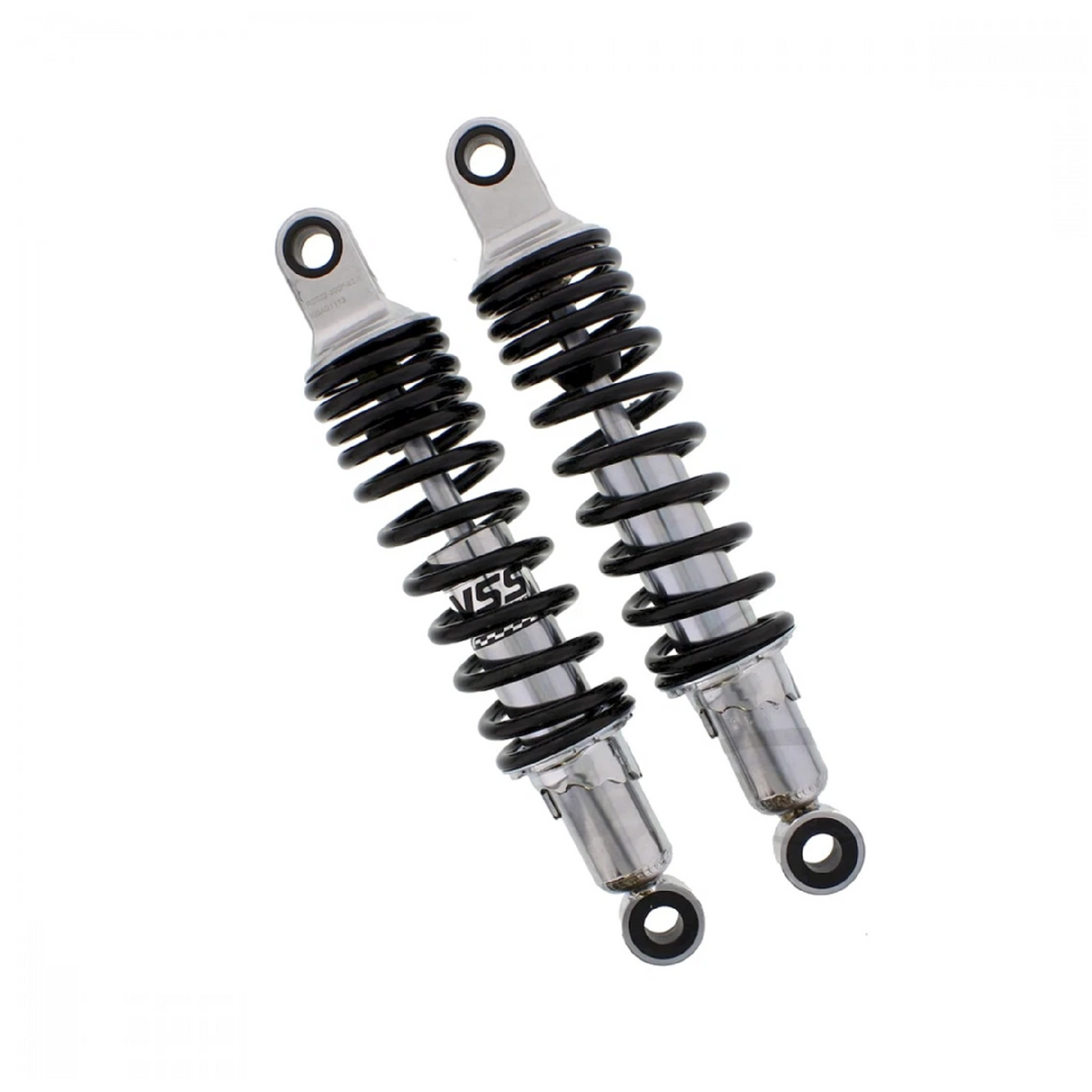 YSS RD222-300P-02-18 Federbein für Kawasaki BJ 250 Estrella, Suzuki GT, Yamaha Virago und Yamaha Drag Star – Öldruck, 300 mm, schwarze Feder
